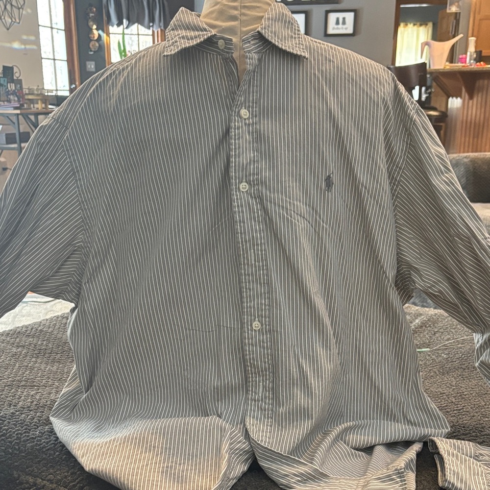 Polo Ralph Lauren Blue Striped Men's Shirt